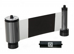 Черная лента с оверлеем (KO) на 3000 оттисков с чистящим роликом; для принтера Advent SOLID 700